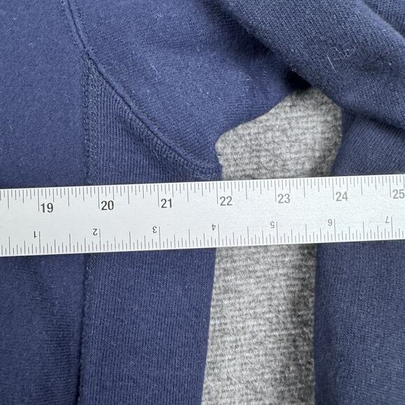 Vintage Champion Sweatshirt Men’s M Blue Reverse Weave Warm Up Blank USA 80s - Picture 7 of 8